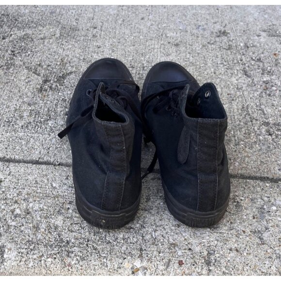 Black Converse Chuck Taylor All Star High Tops, Men's Size 10.5/Women's Size 12. - Picture 5 of 6